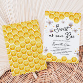 Sweet as can Bee ベビーシャワー 招待状