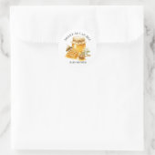 Sweet As Can Bee 性別不明ベビーシャワー ラウンドシール (バッグ)