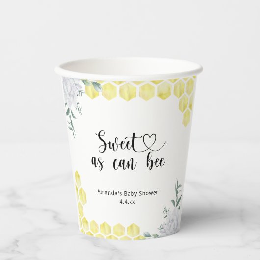 Sweet as can Bee - 紙コップ (正面)
