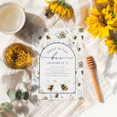 Sweet as Can Bee 1st Birthday 招待状