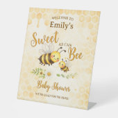 Sweet as Can Bee Baby Shower 台座サイン (正面)