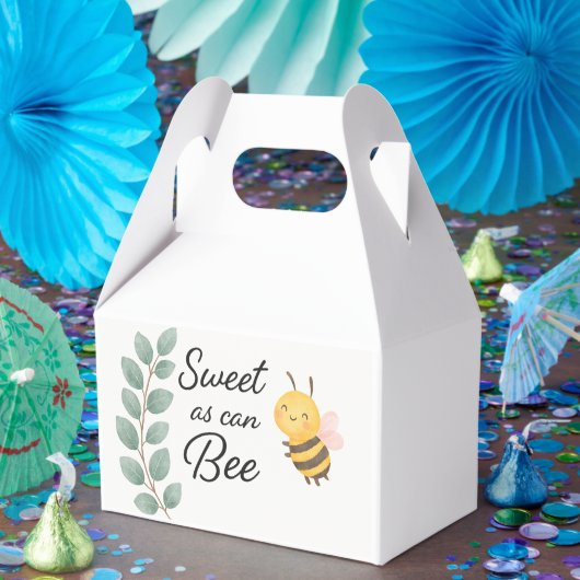Sweet as Can Bee Baby Shower Favor Box フェイバーボックス (パーティー)