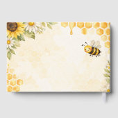 Sweet as Can Bee Baby Shower Guest Book ゲストブック (裏面)