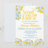 Sweet As Can Bee Baby Shower Invitation 招待状 (正面/裏面)