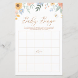 Sweet as can Bee Bingo Baby Showerゲーム