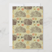 Sweet As Can Bee Birthの発表 招待状 (裏面)