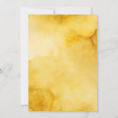 Sweet As Can Bee Sunflowers Yellow Baby Shower 招待状 (裏面)