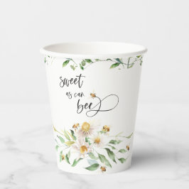 Sweet as can Bee Waterカラーフローラ 紙コップ