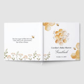 Sweet as Honey Baby Shower Guestbook ゲストブック (全面)