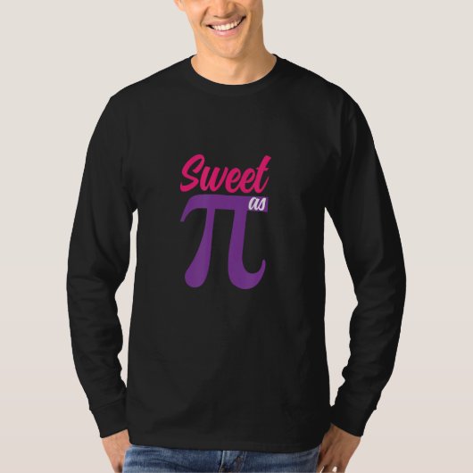 Sweet As Pi 3 14数学 Tシャツ (正面)