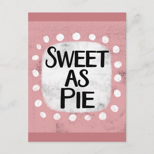 Sweet As Pieポストカード ポストカード (正面)