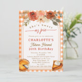 Sweet As Pie Harvest Fall Themed Birthday Party 招待状 (スタンド正面)