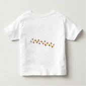 Sweet as Pumpkin Pie Autumn Woodland Thanksgiving トドラーTシャツ (裏面)