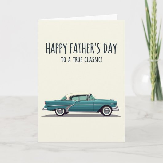 Sweet Auto Fathers Day Card カード (正面)