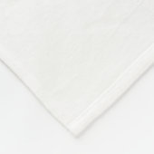 Sweet baby bear fast asleep on fluffy clouds フリースブランケット (角)