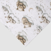 Sweet baby bears fast asleep on fluffy clouds 薄葉紙 (詳細)