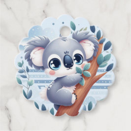 Sweet Baby Koala - Favor Tag フェイバータグ