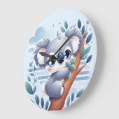 Sweet Baby Koala - Large Clock ラージ壁時計 (傾斜)