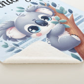 Sweet Baby Koala - Sherpa Blanket シェルパブランケット (3/4)
