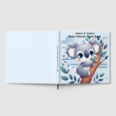 Sweet Baby Koala - Shower Guest Book ゲストブック (全面)