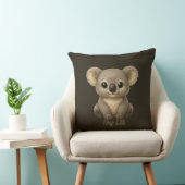 Sweet Baby Koala Throw Pillow クッション (椅子)