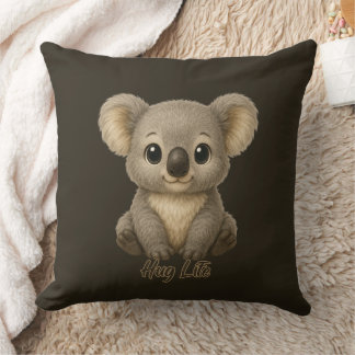 Sweet Baby Koala Throw Pillow クッション