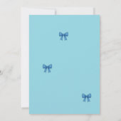 Sweet Baby Shower Invitation | Cute Bear Theme 招待状 (裏面)