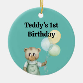 sweet baby teddy bear セラミックオーナメント