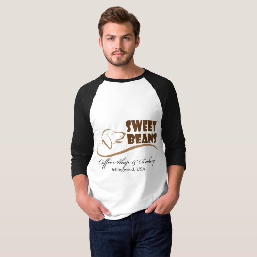 Sweet Beans Raglanシャツ Tシャツ (正面フル)