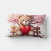 Sweet Bear Moment – Cozy Nature Pillow ランバークッション (裏面)