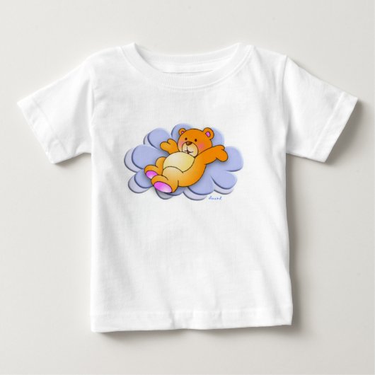 Sweet Bear On Cloud Tシャツ (正面)
