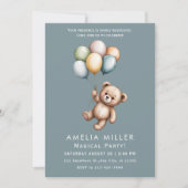 Sweet Bear Theme Party 招待状 (正面)