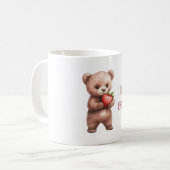 Sweet Bear with Strawberry コーヒーマグカップ (正面左)