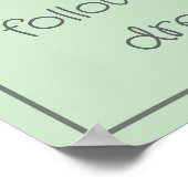 Sweet Bedtime Words wall art ポスター (角)