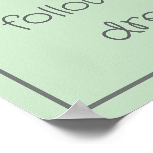 Sweet Bedtime Words wall art ポスター (角)