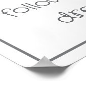 Sweet Bedtime Words wall art ポスター (角)