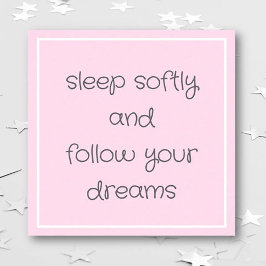 Sweet Bedtime Words wall art ポスター