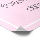 Sweet Bedtime Words wall art ポスター (角)