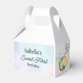 Sweet Bee 1歳の誕生日 カスタマイズデザイン フェイバーボックス