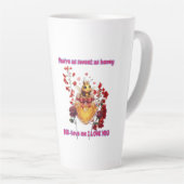 Sweet BEE mine-BEE lieve me i love you カフェラテマグ (右アングル)