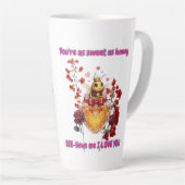 Sweet BEE mine-BEE lieve me i love you カフェラテマグ (右アングル)