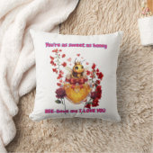 Sweet BEE mine-BEE lieve me i love you クッション (ブランケット)