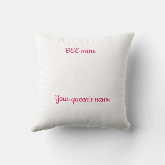 Sweet BEE mine-BEE lieve me i love you クッション (裏面)