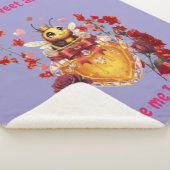 Sweet BEE mine-BEE lieve me i love you シェルパブランケット (3/4)