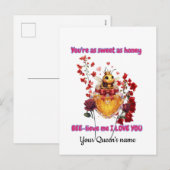 Sweet BEE mine-BEE lieve me i love you シーズンポストカード (正面/裏面)
