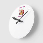 Sweet BEE mine-BEE lieve me i love you ラウンド壁時計 (傾斜)