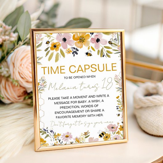 Sweet Bee One Time Capsule Table Sign 台座サイン