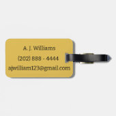 Sweet Bees Luggage Tag  ラゲッジタグ (裏面横)