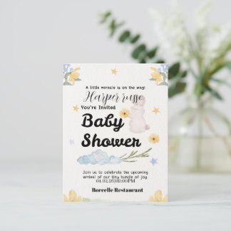 Sweet Beginnings Baby Shower Collection インビテーションポストカード