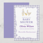 Sweet Beginnings Baby Shower Collection Invitation 招待状 (正面/裏面)